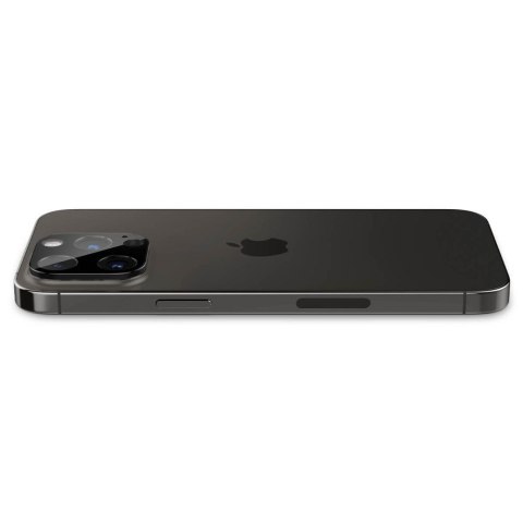 Szkło hartowane iPhone 14 Pro / 14 Pro Max Spigen Optik.tr Camera Protector Black [2 PACK]