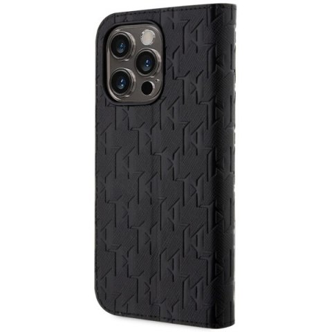 Etui na telefon iPhone 14 Pro Max Karl Lagerfeld Saffiano Monogram