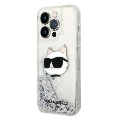 Etui na telefon iPhone 14 Pro Max Karl Lagerfeld Glitter Choupette