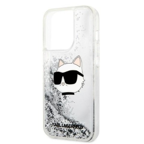 Etui na telefon iPhone 14 Pro Max Karl Lagerfeld Glitter Choupette