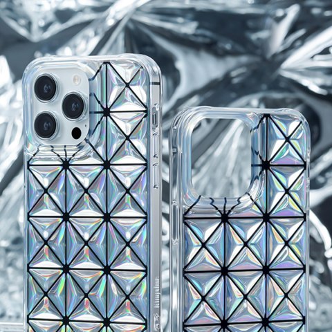 Etui na telefon iPhone 14 Pro Max Kingxbar Miya laser kolor