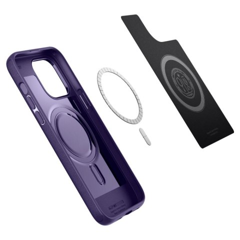 Etui na telefon iPhone 14 Pro Max Spigen Mag Armor głębokie fioletowe