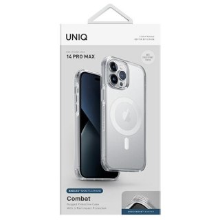 Etui na telefon iPhone 14 Pro Max UNIQ Combat MagClick przezroczyste