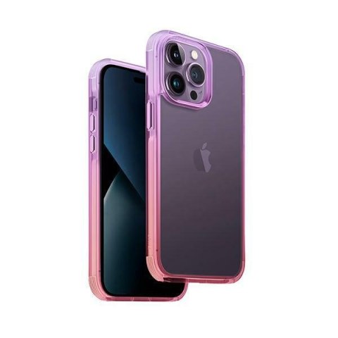 Etui na telefon iPhone 14 Pro Max UNIQ Combat Duo liliowo-różowy