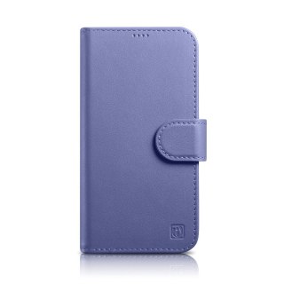 Etui iPhone 14 Pro Max iCarer Wallet Anti-RFID 2in1 jasnofioletowe