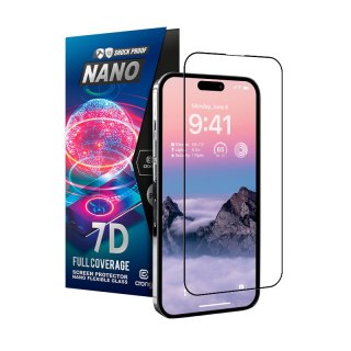 Szkło hybrydowe iPhone 14 Pro Max Crong 7D Nano Flexible Glass