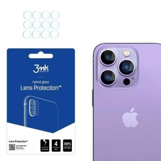 Szkło hybrydowe na obiektyw iPhone 14 Pro/14 Pro Max 4 PACK 3MK Lens Protect