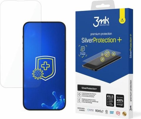 Antymikrobowa folia ochronna iPhone 14 / 14 Pro 3MK Silver Protect+