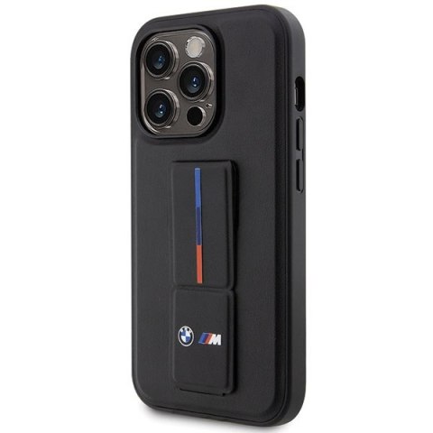 Etui iPhone 14 Pro Max BMW czarne hardcase Grip Hot Stamp