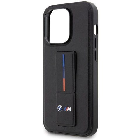 Etui iPhone 14 Pro Max BMW czarne hardcase Grip Hot Stamp