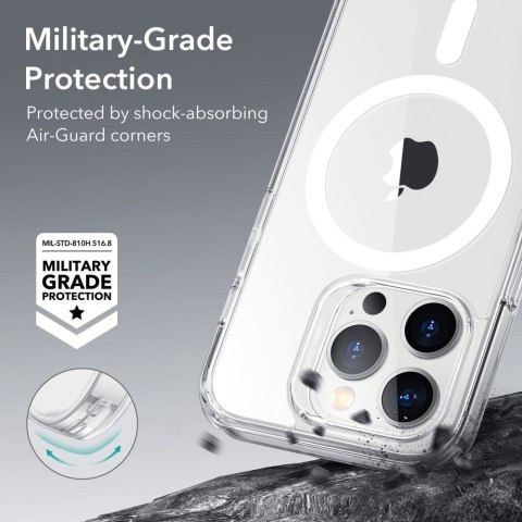 Etui na telefon iPhone 14 Pro ESR Halolock MagSafe przezroczyste