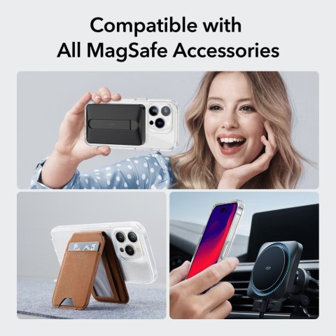 Etui na telefon iPhone 14 Pro ESR Halolock MagSafe przezroczyste