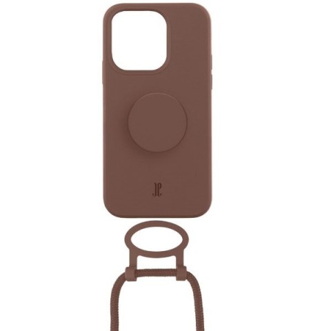 Etui Just Elegance PopGrip Apple iPhone 14 Pro Max brązowy/brown sugar 30155