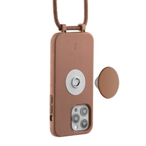 Etui Just Elegance PopGrip Apple iPhone 14 Pro Max brązowy/brown sugar 30155