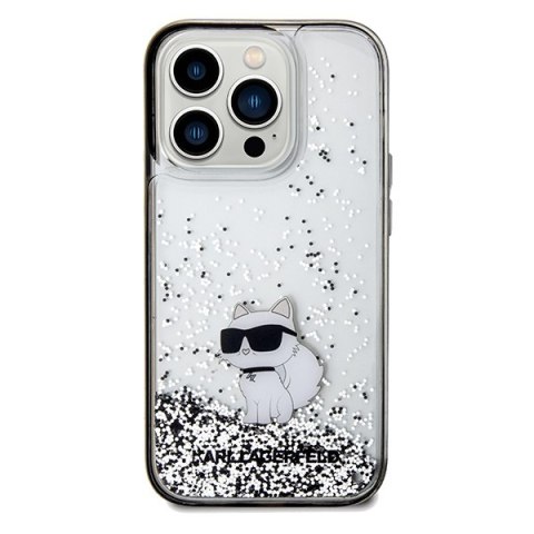 Etui na telefon iPhone 14 Pro Max Karl Lagerfeld Choupette przezroczyste