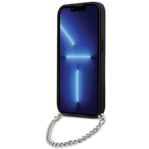 Etui na telefon iPhone 14 Pro Max Karl Lagerfeld Saffiano Monogram Chain