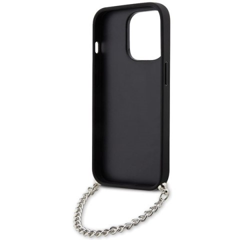 Etui na telefon iPhone 14 Pro Max Karl Lagerfeld Saffiano Monogram Chain