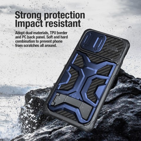 Etui na telefon iPhone 14 Pro Max Nillkin Adventurer Pro Case czarne