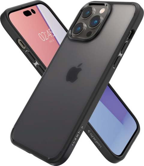 Etui na telefon iPhone 14 Pro Spigen Ultra Hybrid Frost Black