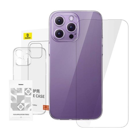 Etui iPhone 14 Pro Max Baseus + szkło hartowane