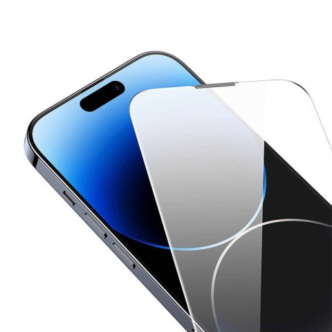 Szkło hartowane iPhone 14 Pro Max Baseus Corning z filtrem przeciwpyłowym