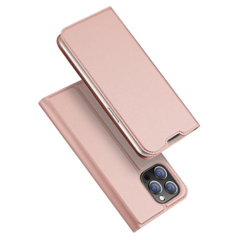 Etui na telefon iPhone 14 Pro Dux Ducis Skin Pro różowy - eleganckie i trwałe