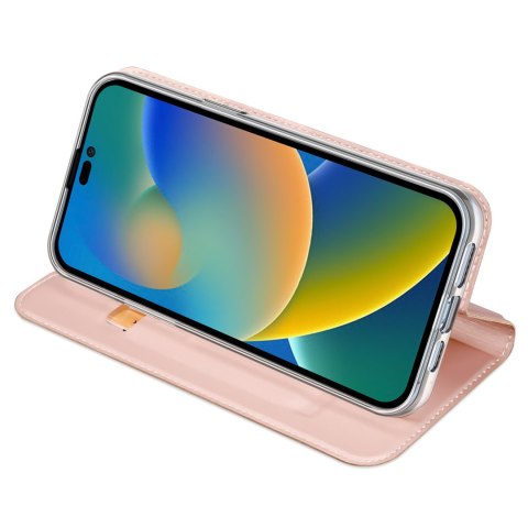 Etui na telefon iPhone 14 Pro Dux Ducis Skin Pro różowy - eleganckie i trwałe