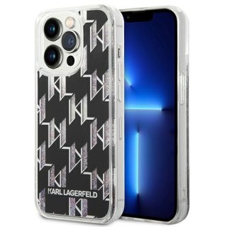 Etui na telefon iPhone 14 Pro Karl Lagerfeld czarne hardcase Monogram