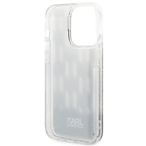 Etui na telefon iPhone 14 Pro Karl Lagerfeld czarne hardcase Monogram