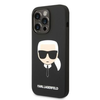 Etui na telefon iPhone 14 Pro Karl Lagerfeld czarne hardcase MagSafe