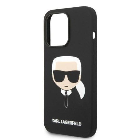 Etui na telefon iPhone 14 Pro Karl Lagerfeld czarne hardcase MagSafe