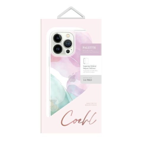 Etui na telefon iPhone 14 Pro UNIQ Coehl Palette liliowy soft lilac