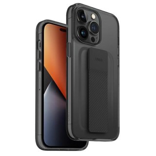 Etui na telefon iPhone 14 Pro UNIQ Heldro Mount szary - ochrona i styl