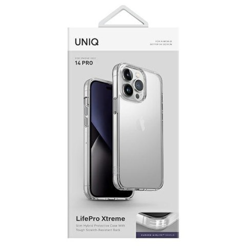 Etui na telefon iPhone 14 Pro UNIQ LifePro Xtreme przezroczyste