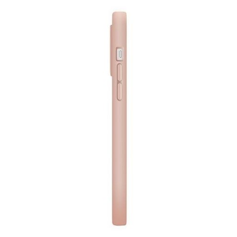 Etui na telefon iPhone 14 Pro UNIQ Lino różowy - elegancka ochrona