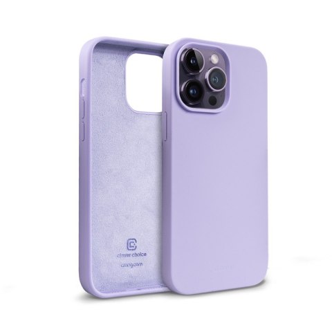 Etui na telefon iPhone 14 Pro Crong fioletowy - elegancka ochrona