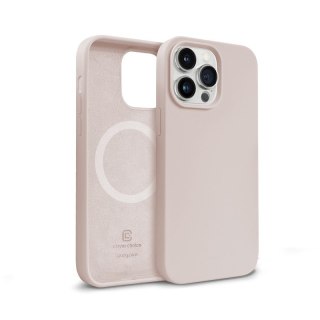 Etui na telefon iPhone 14 Pro Crong Color Cover MagSafe piaskowy róż