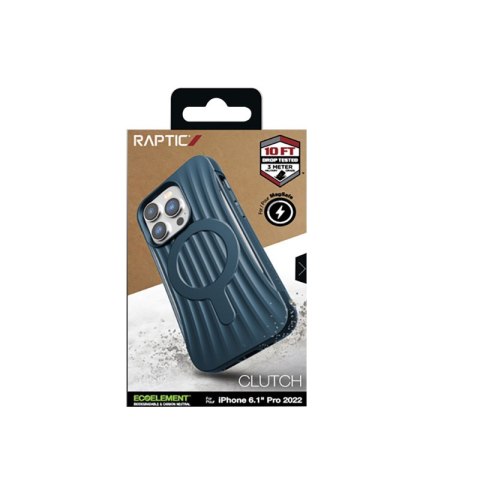 Etui na telefon iPhone 14 Pro X-Doria Raptic Clutch MagSafe niebieskie