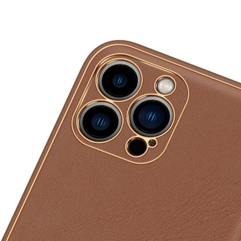 Etui na telefon iPhone 14 Pro Dux Ducis Yolo brązowy - eleganckie i trwałe