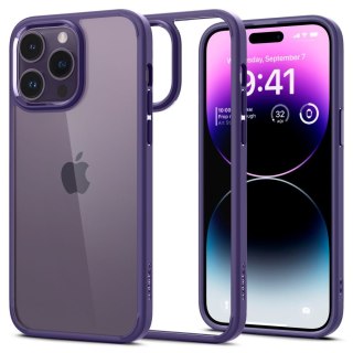 Etui na telefon iPhone 14 Pro Spigen Ultra Hybrid głębokie fioletowe