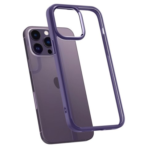 Etui na telefon iPhone 14 Pro Spigen Ultra Hybrid głębokie fioletowe