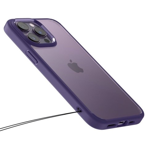 Etui na telefon iPhone 14 Pro Spigen Ultra Hybrid głębokie fioletowe