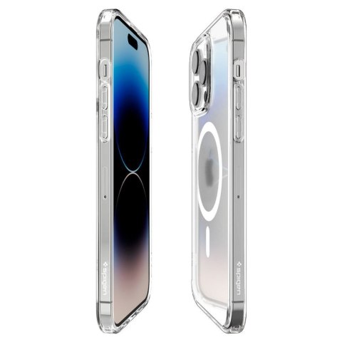 Etui na telefon iPhone 14 Pro Spigen Ultra Hybrid MagSafe Frost Clear