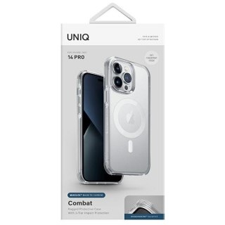 Etui na telefon iPhone 14 Pro UNIQ Combat MagClick przeźroczyste