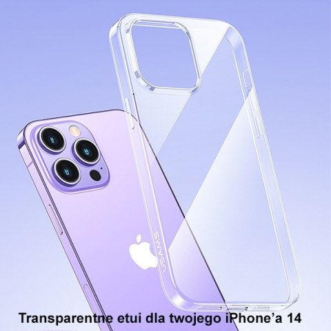 Etui na telefon iPhone 14 Pro USAMS Primary przezroczyste - ochrona