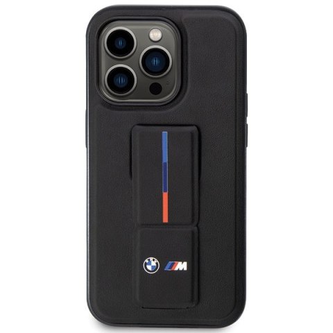 Etui iPhone 14 Pro BMW czarne hardcase Grip Hot Stamp