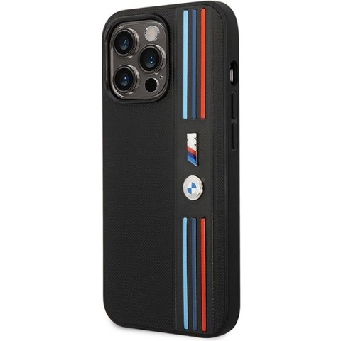 Etui na telefon iPhone 14 Pro BMW czarne Tricolor M Collection