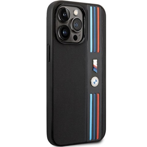 Etui na telefon iPhone 14 Pro BMW czarne Tricolor M Collection