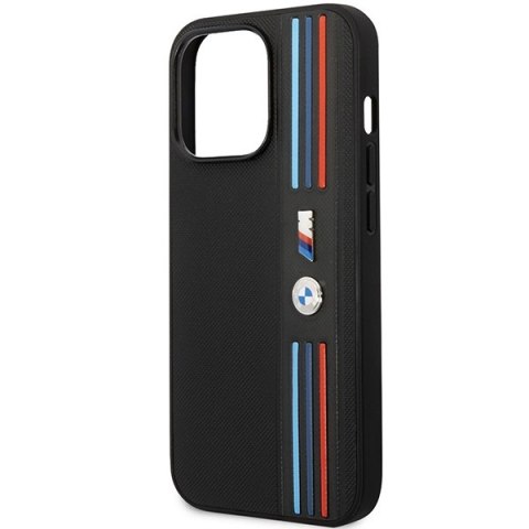 Etui na telefon iPhone 14 Pro BMW czarne Tricolor M Collection