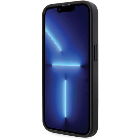 Etui na telefon iPhone 14 Pro Guess czarne hardcase z kryształkami